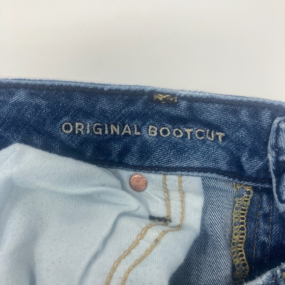 American Eagle Next Level Flex Bootcut Jeans Blue Men's 34x32 (34x30) Stretch - Picture 4 of 9